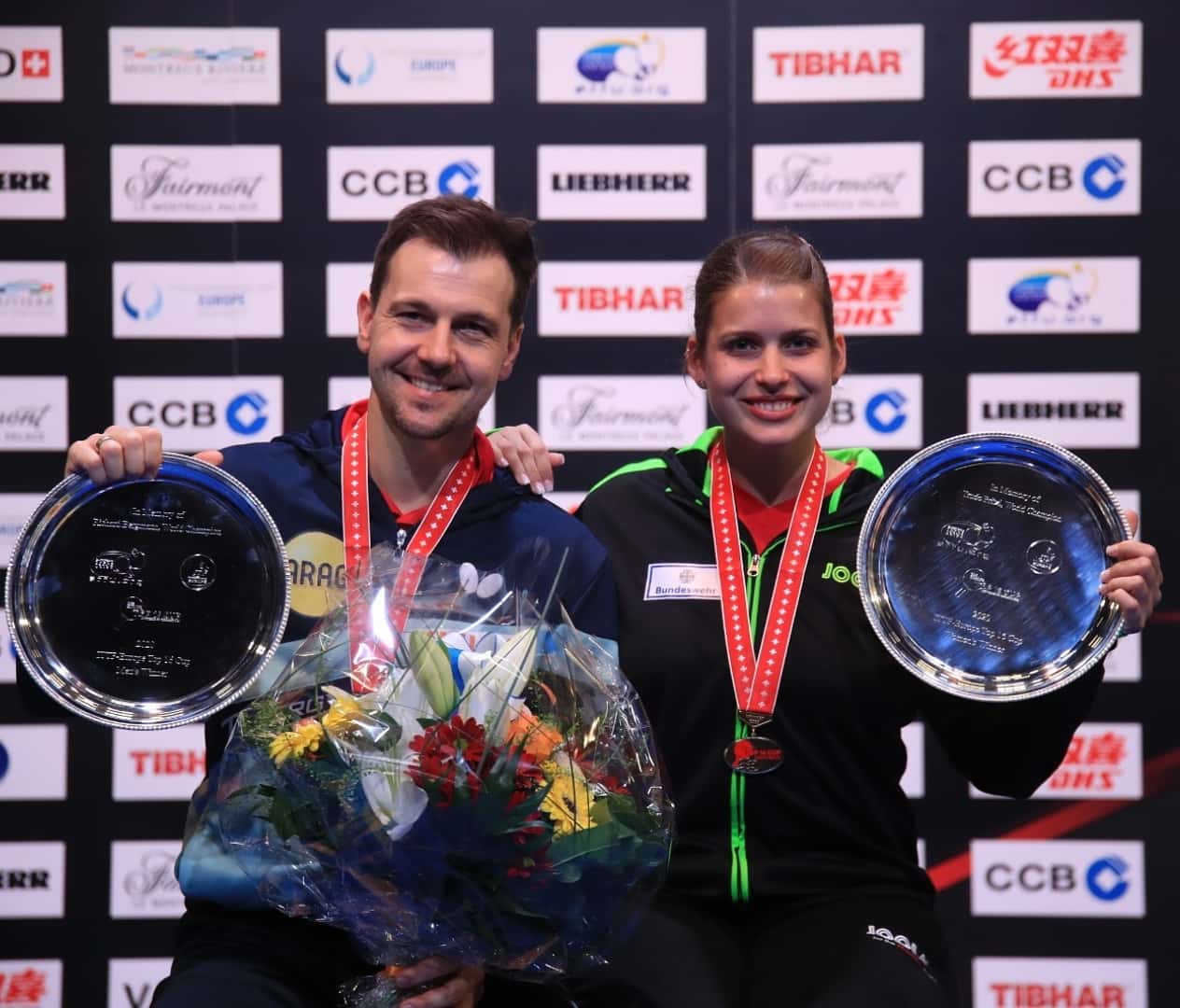 Tennis de table: Le tournoi du &quot;Top 16&quot; européen à Montreux reste en mains allemandes